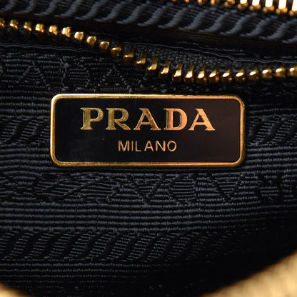 Prada Tessuto Nylon Saffiano Crossbody Bag Black 8 of 8