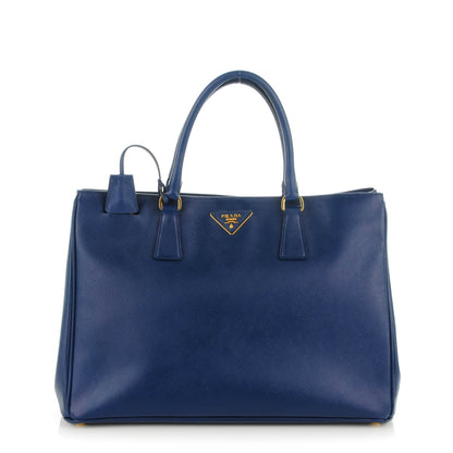 Prada Saffiano Lux Large Tote Bluette 1 of 9