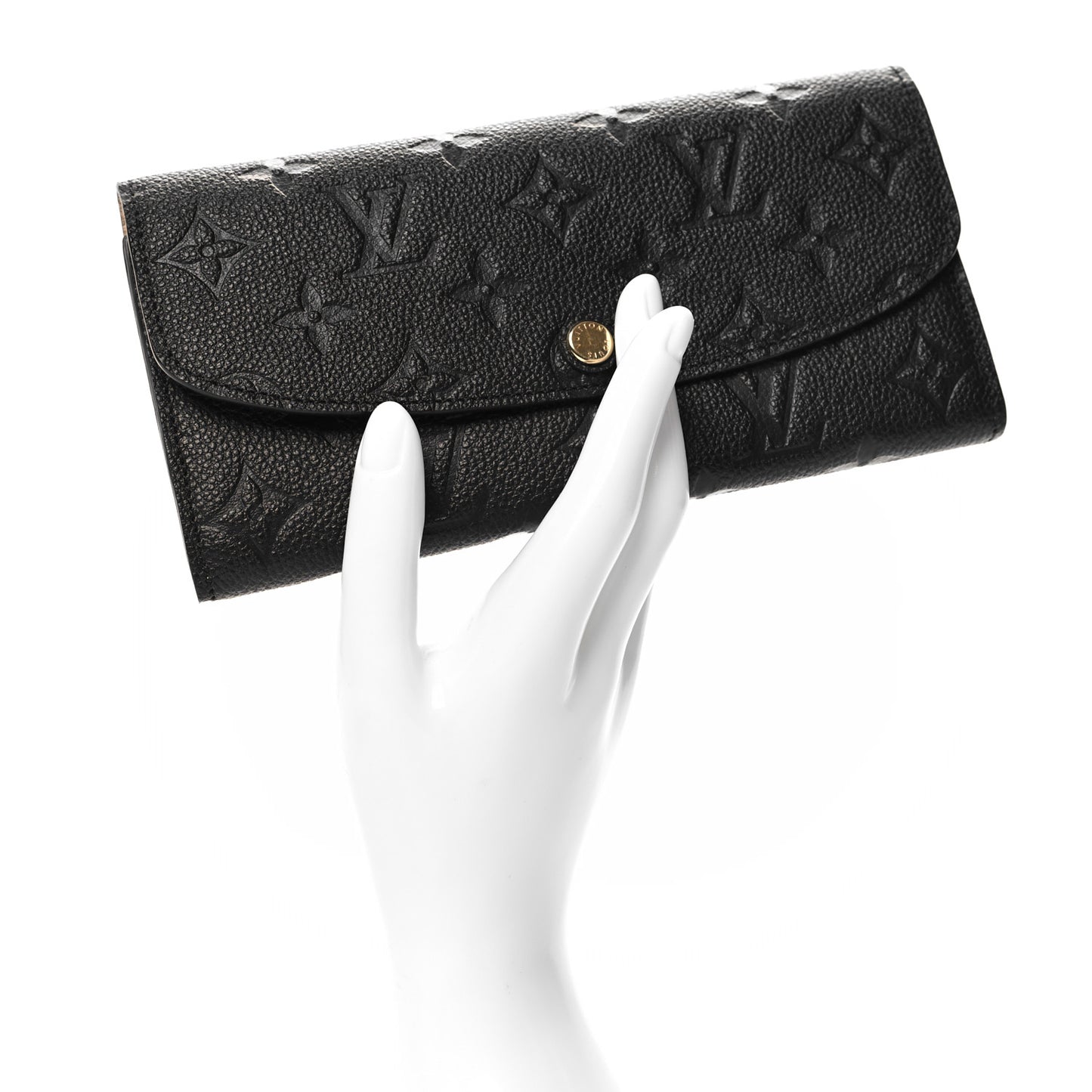 LOUIS VUITTON Empreinte Emilie Wallet Black Dune