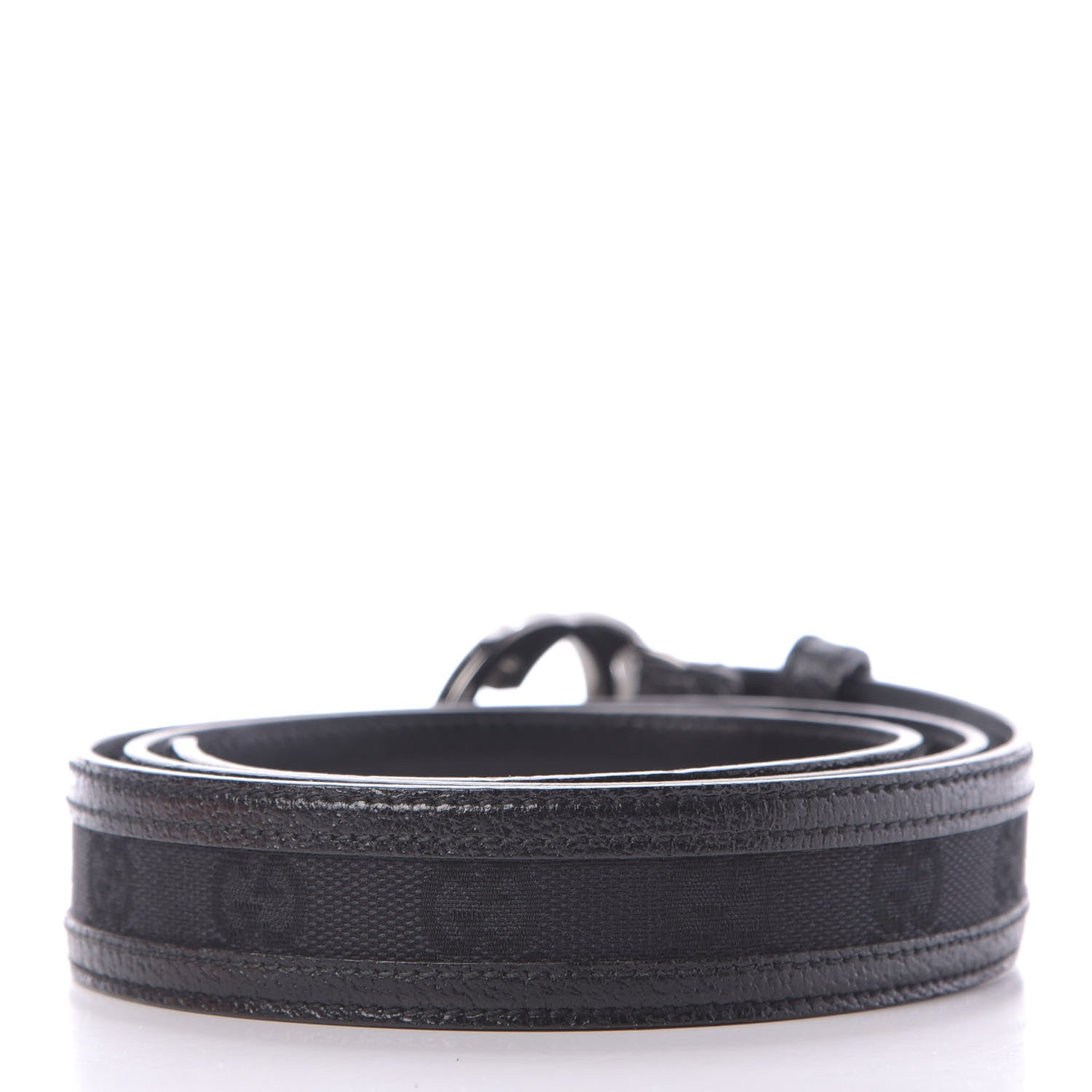 Gucci Monogram Interlocking G Belt 90 36 Black 2 of 11