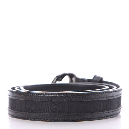 Gucci Monogram Interlocking G Belt 90 36 Black 2 of 11