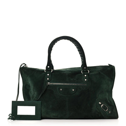 Balenciaga Baby Daim Suede Classic Hardware Work Fonce 1 of 20