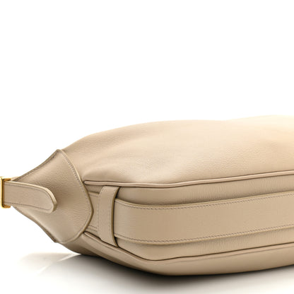 Celine Supple Calfskin Medium Romy Shoulder Bag Safari 9 of 10