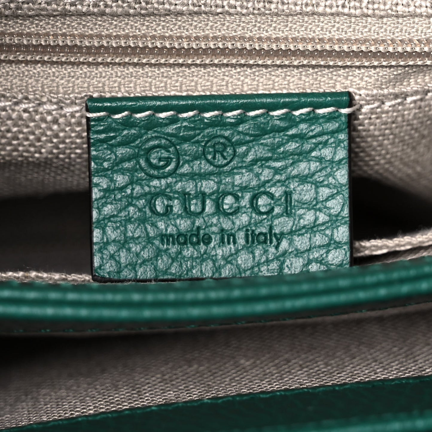 Dollar Calfskin Interlocking G Crossbody Bag Emerald