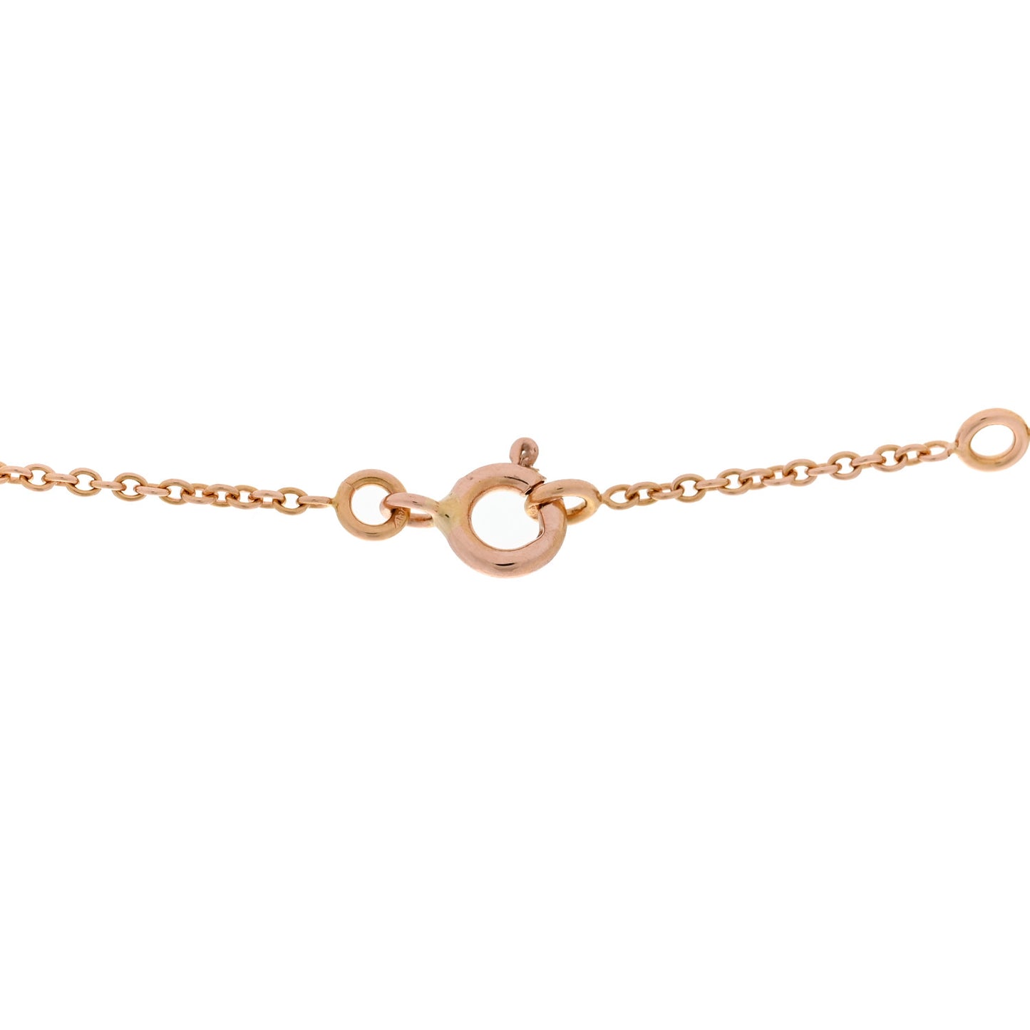 18K Rose Gold Diamond Pink Opal Rose Des Vents Necklace