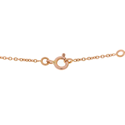 Christian Dior 18K Rose Gold Diamond Pink Opal Rose Des Vents Necklace 4 of 5