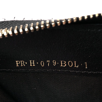 Valentino Garavani Calfskin Rockstud Zip Around Wallet Black 8 of 13