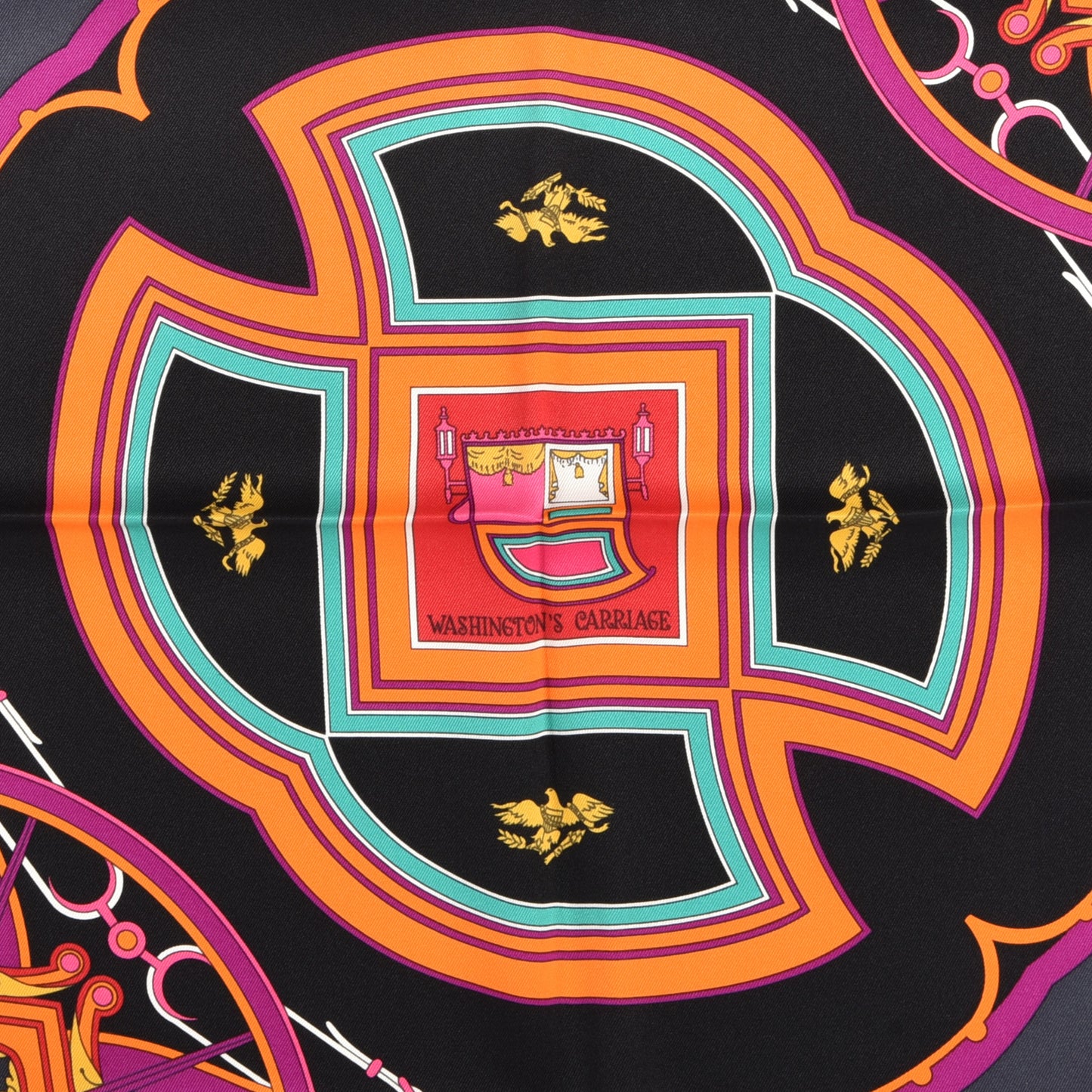 Silk Washington's Carriage Scarf 65