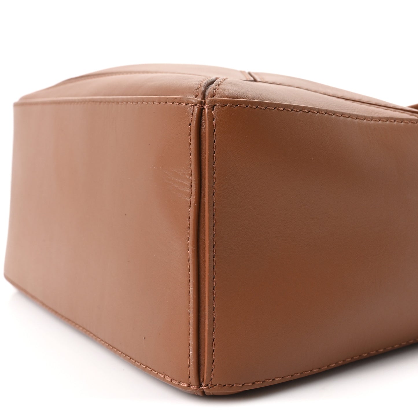 Satin Calfskin Small Puzzle Bag Pecan