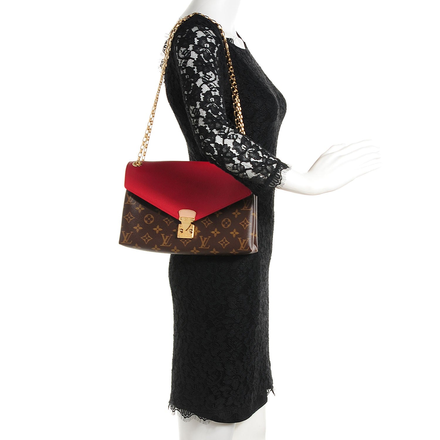 Louis Vuitton Monogram Pallas Chain Cherry 2 of 7