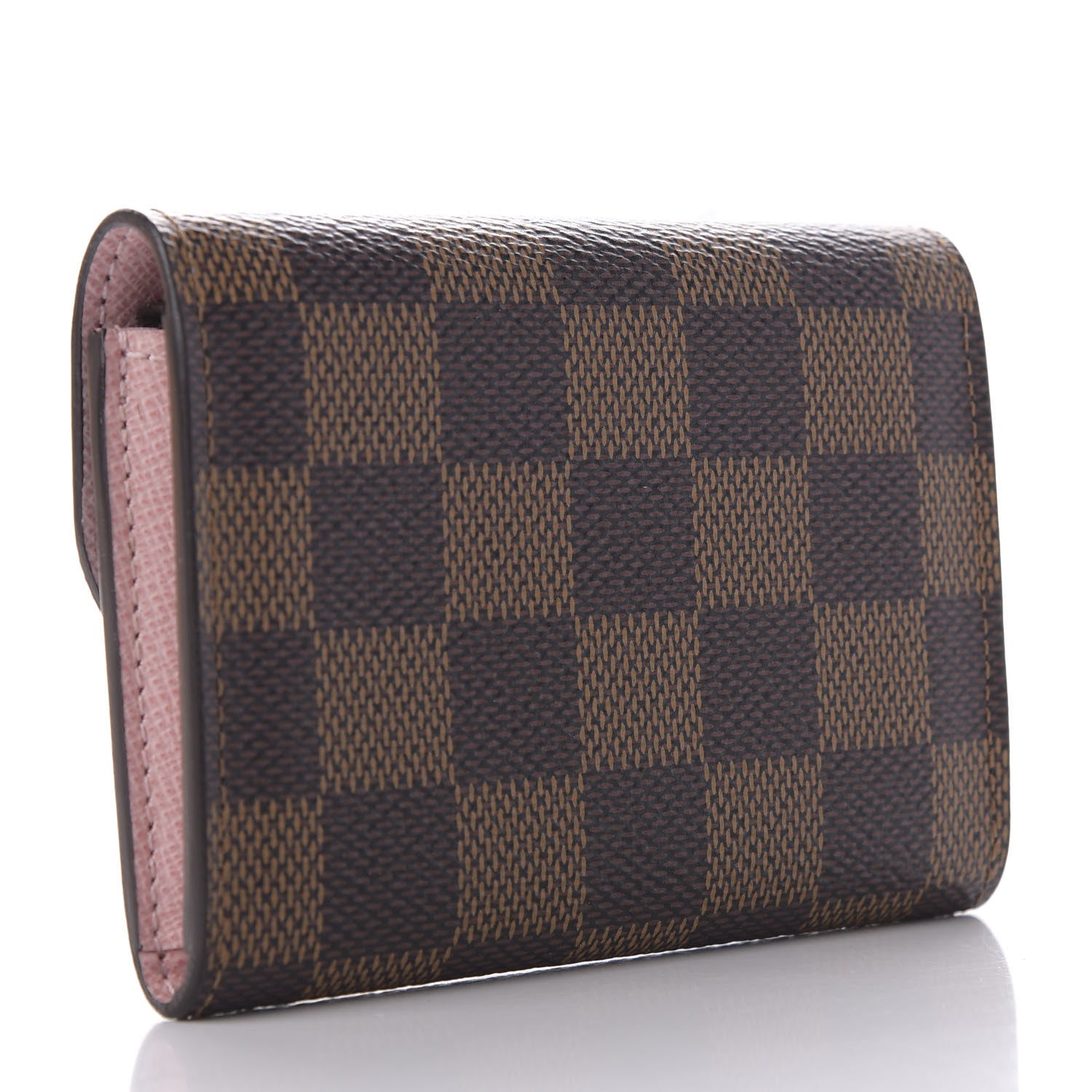 Louis Vuitton Damier Ebene Rosalie Coin Purse Rose Ballerine 3 of 9