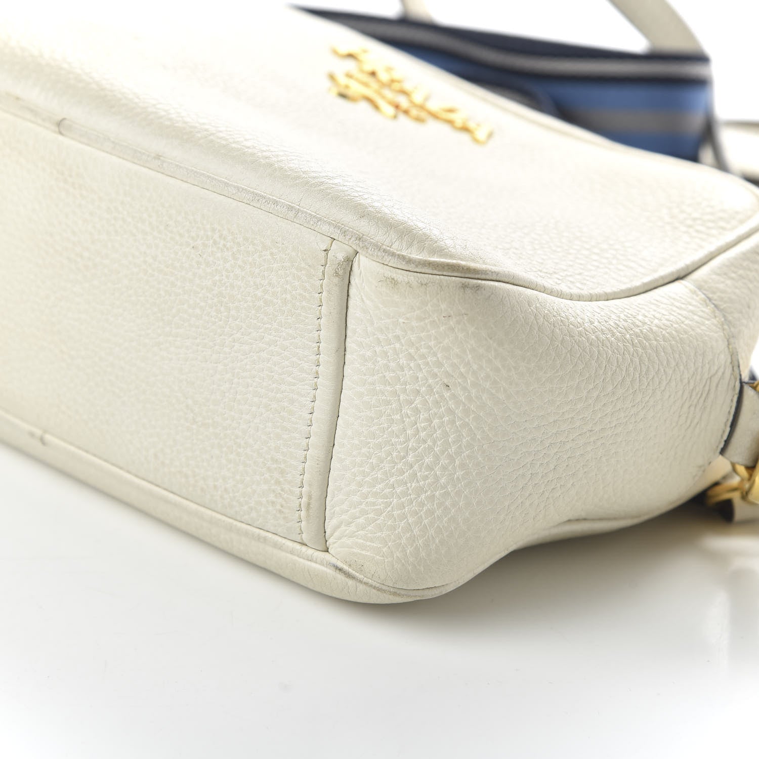 Prada Vitello Daino Camera Crossbody Bianco 8 of 10