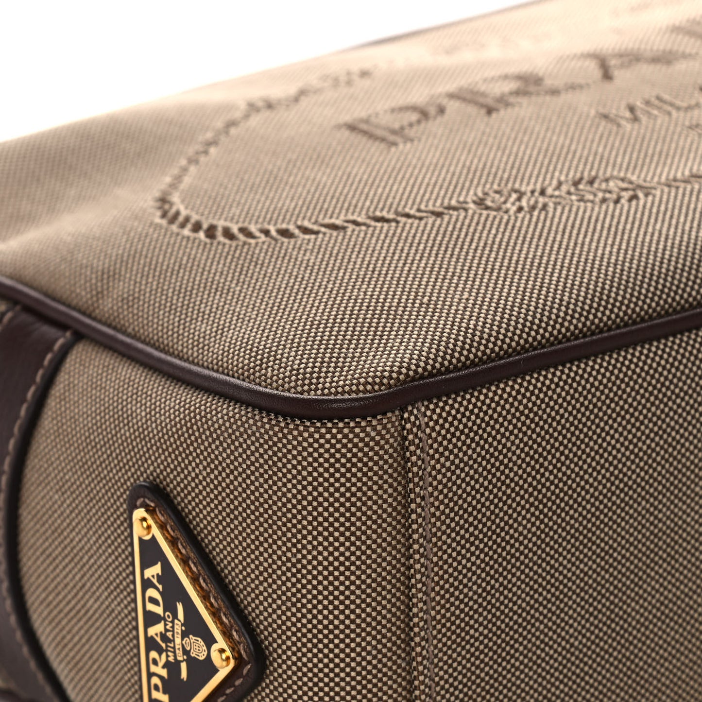 Jacquard Logo Camera Bag Corda Bruciato