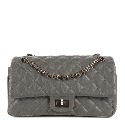Chanel Aged Calfskin Accordion Reissue 2.55 Flap Grey 1 of 8