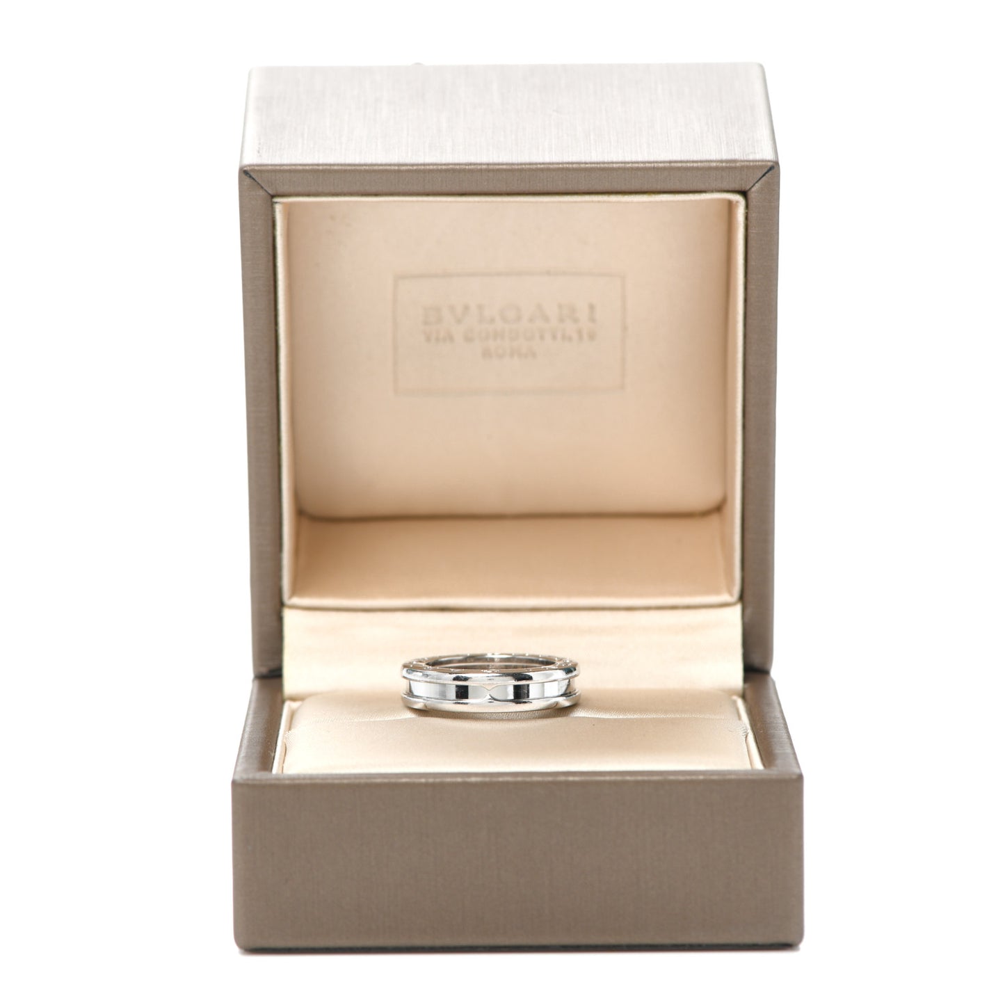 18K White Gold B.Zero1 One-Band Ring 45 3.25
