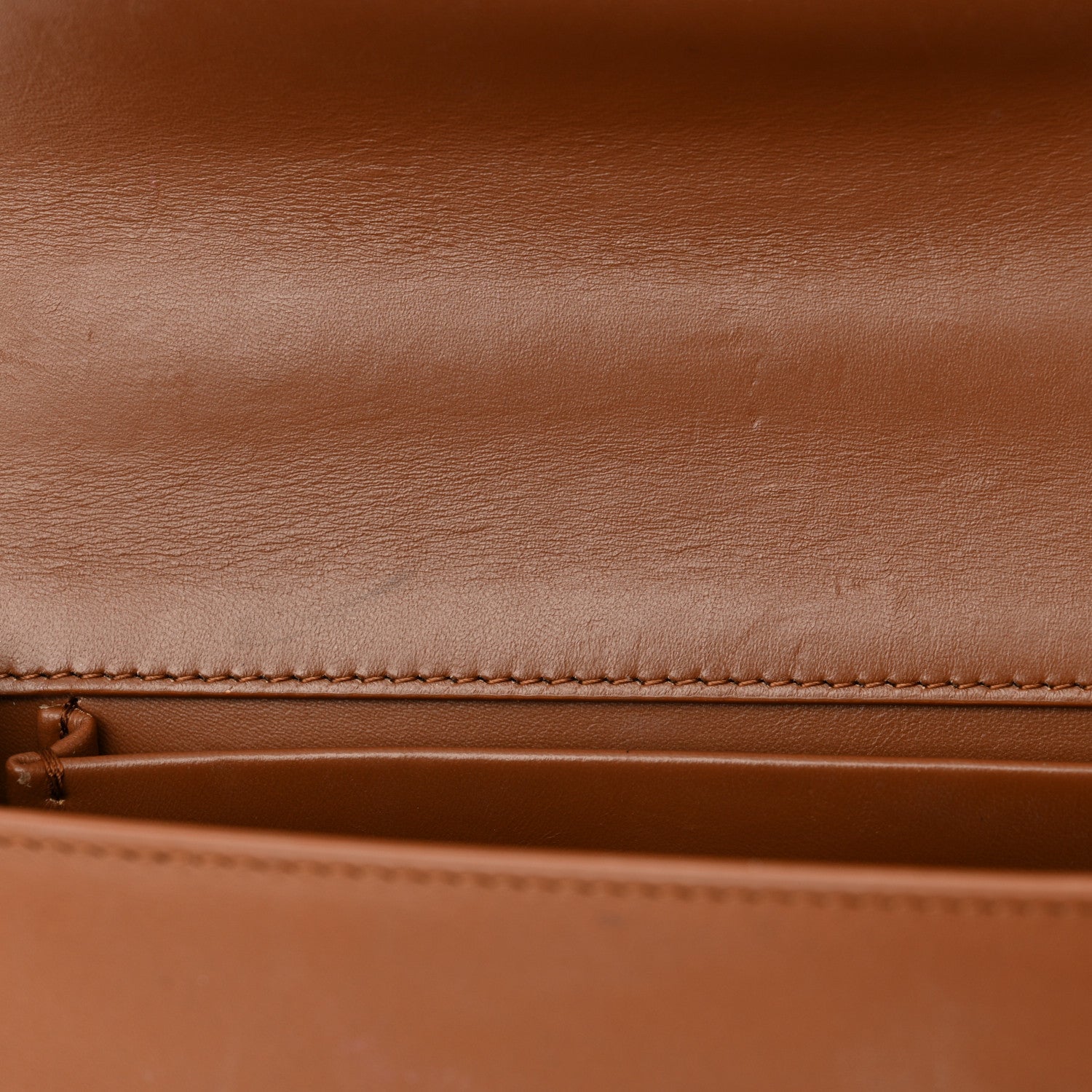 Christian Dior Grained Calfskin 30 Montaigne East West Chain Flap Bag Brown 10 of 11