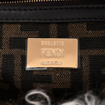 Fendi Mohair Baguette White 6 of 10