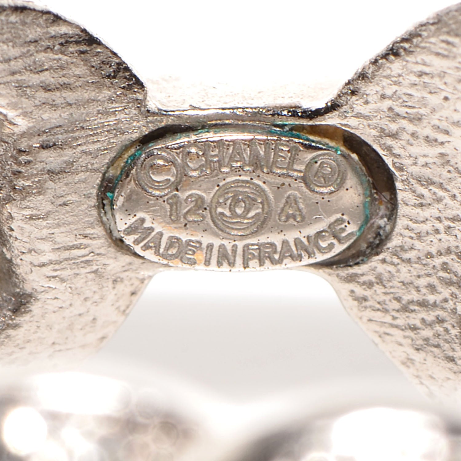 Chanel Crystal CC Ring Silver 6 4 of 4
