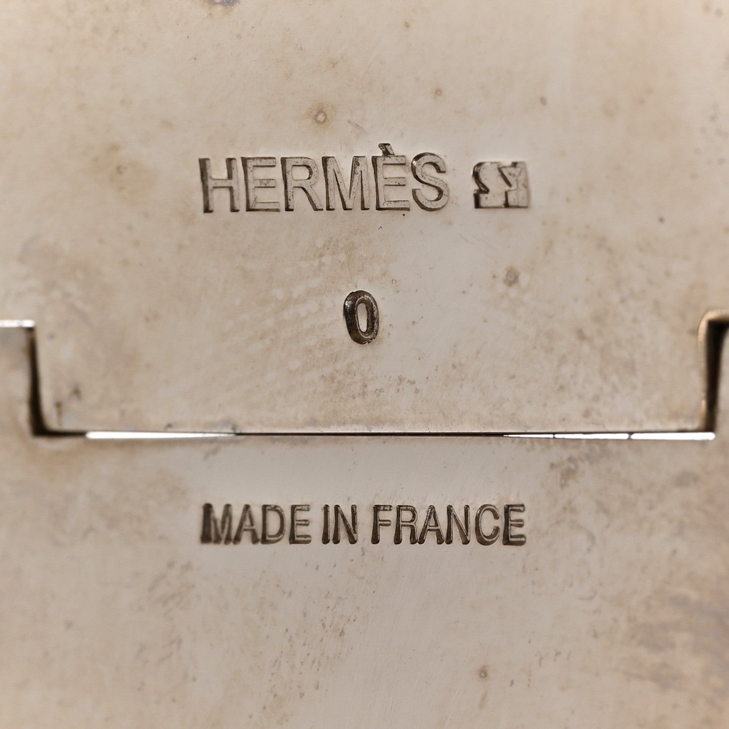 Hermes Enamel Clic Clac H Extra Wide Bracelet GM Orange Fruite White 4 of 7