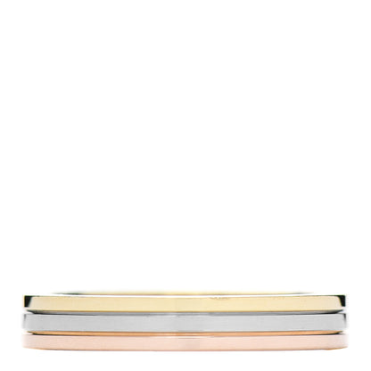 Cartier 18K Pink White Yellow Gold 3.5mm Vendome Louis Cartier Wedding Band Ring 55 7.25 1 of 4