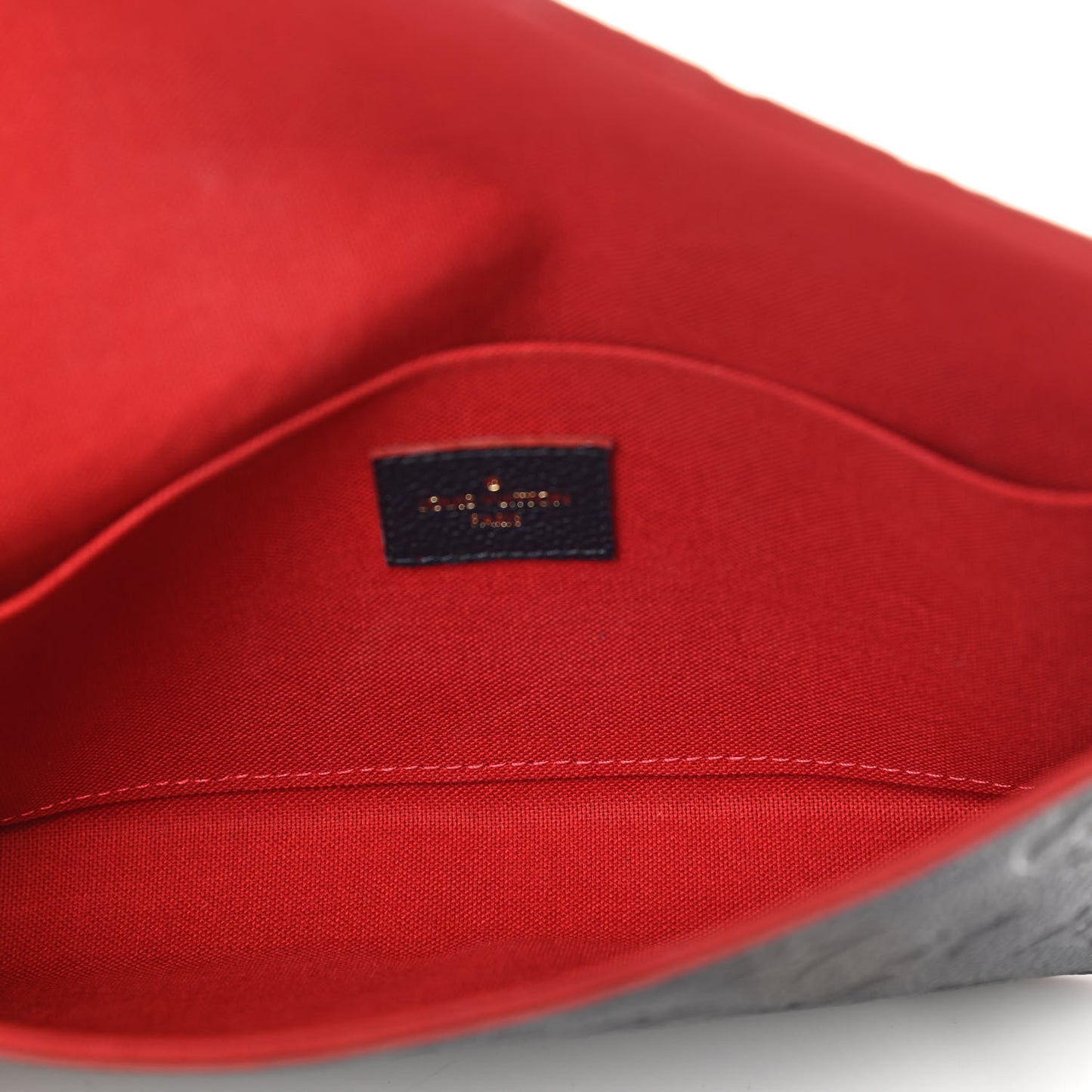 Empreinte Pochette Felicie Chain Wallet Marine Rouge