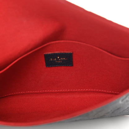 Louis Vuitton Empreinte Pochette Felicie Chain Wallet Marine Rouge 5 of 9