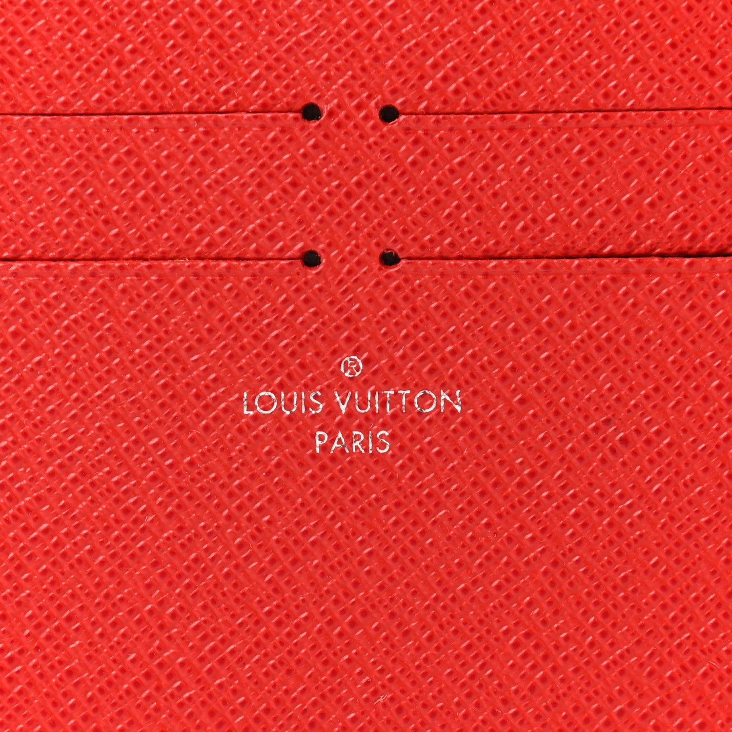 Louis Vuitton Calfskin Felicie Card Holder Insert Cherry 6 of 6