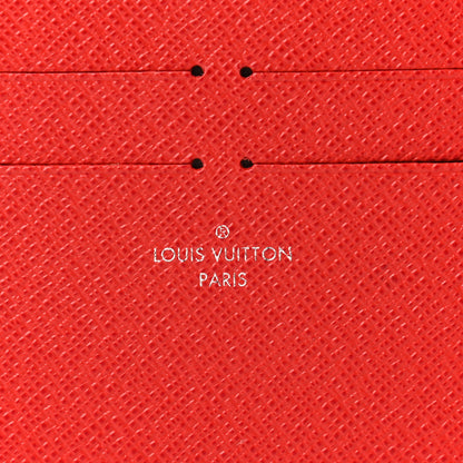 Louis Vuitton Calfskin Felicie Card Holder Insert Cherry 6 of 6