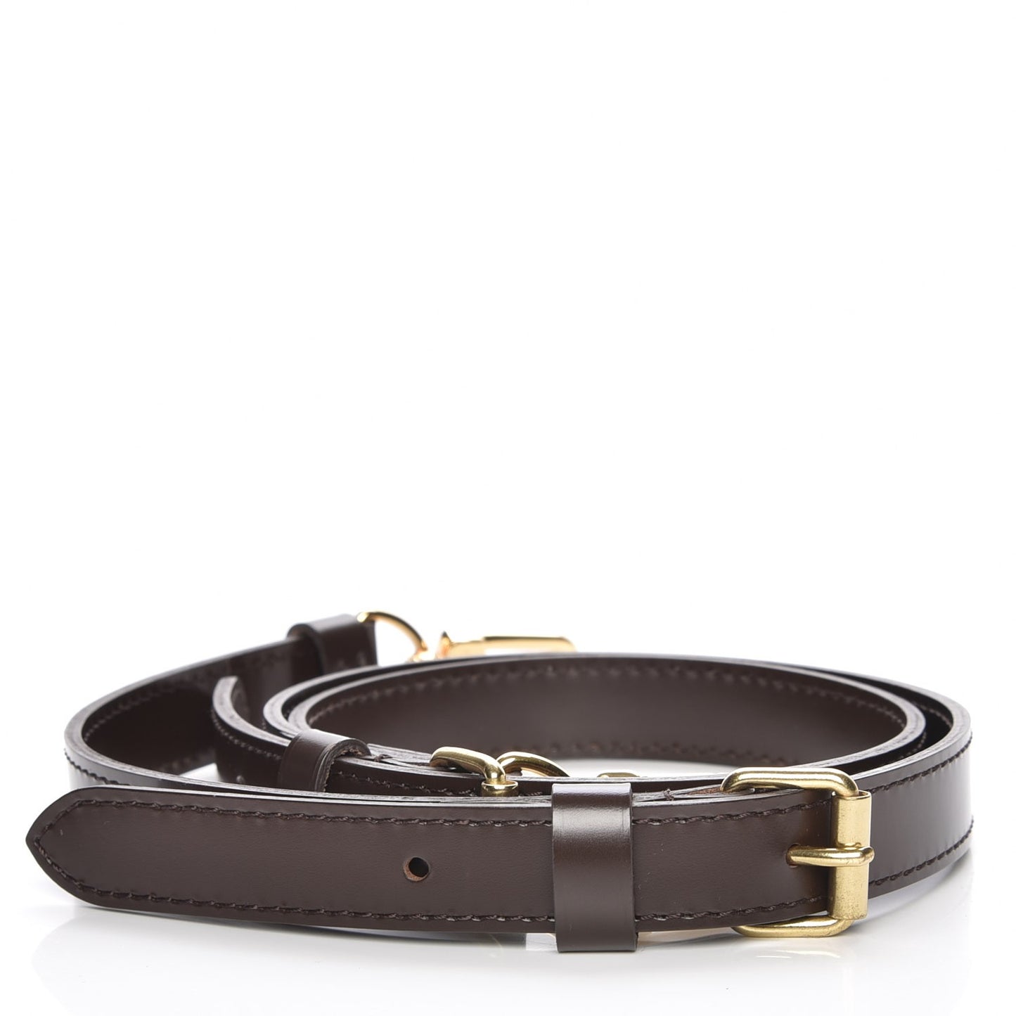 Calfskin Adjustable Speedy Bandouliere Shoulder Strap Brown