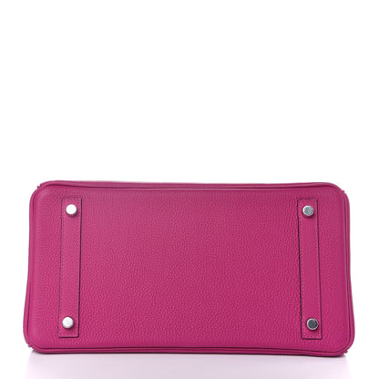 Hermes Togo Birkin 30 Rose Pourpre 6 of 34