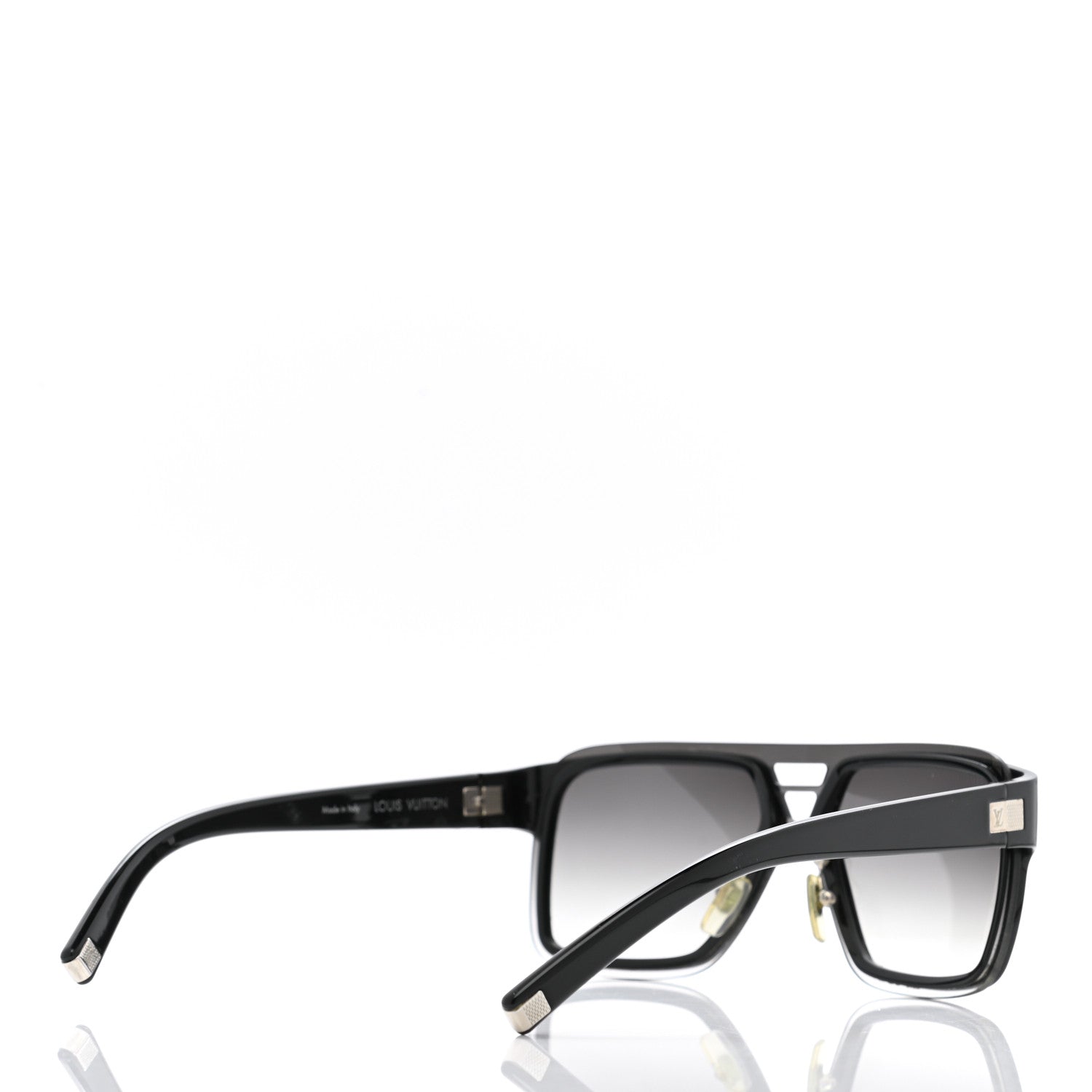 Louis Vuitton Acetate Enigme GM Sunglasses Z0361U Black 4 of 8