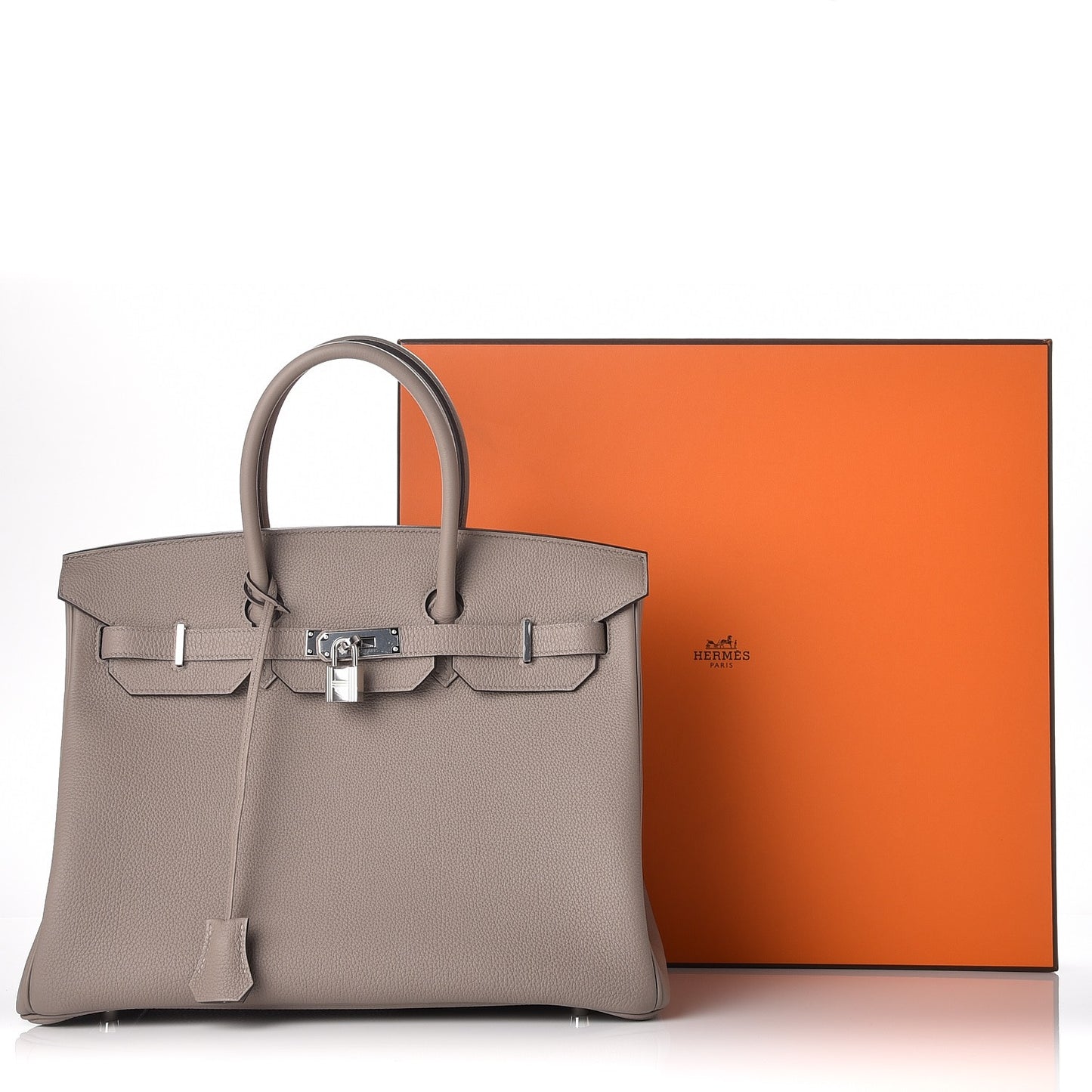 Togo Birkin 35 Gris Asphalte