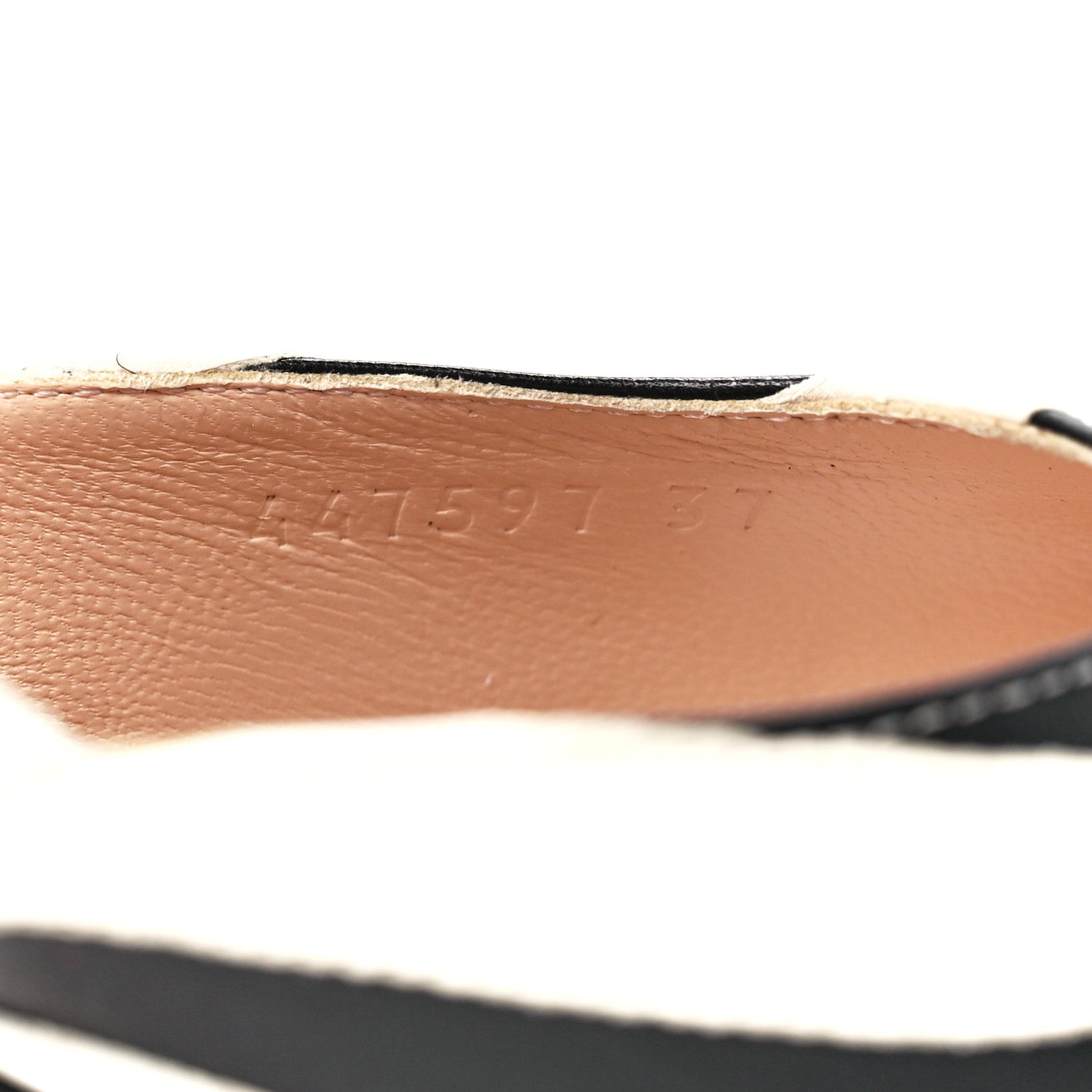 Gucci Malaga Kid Fur Zebra Inlay Lesley Mary Jane Pumps 37 Mystic White Black 8 of 9