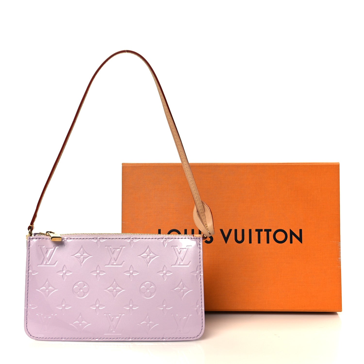 Louis Vuitton Vernis Lexington Pochette Glossy Lilac 10 of 10