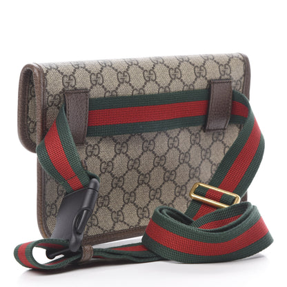 Gucci GG Supreme Monogram Neo Vintage Web Belt Bag Brown 3 of 10