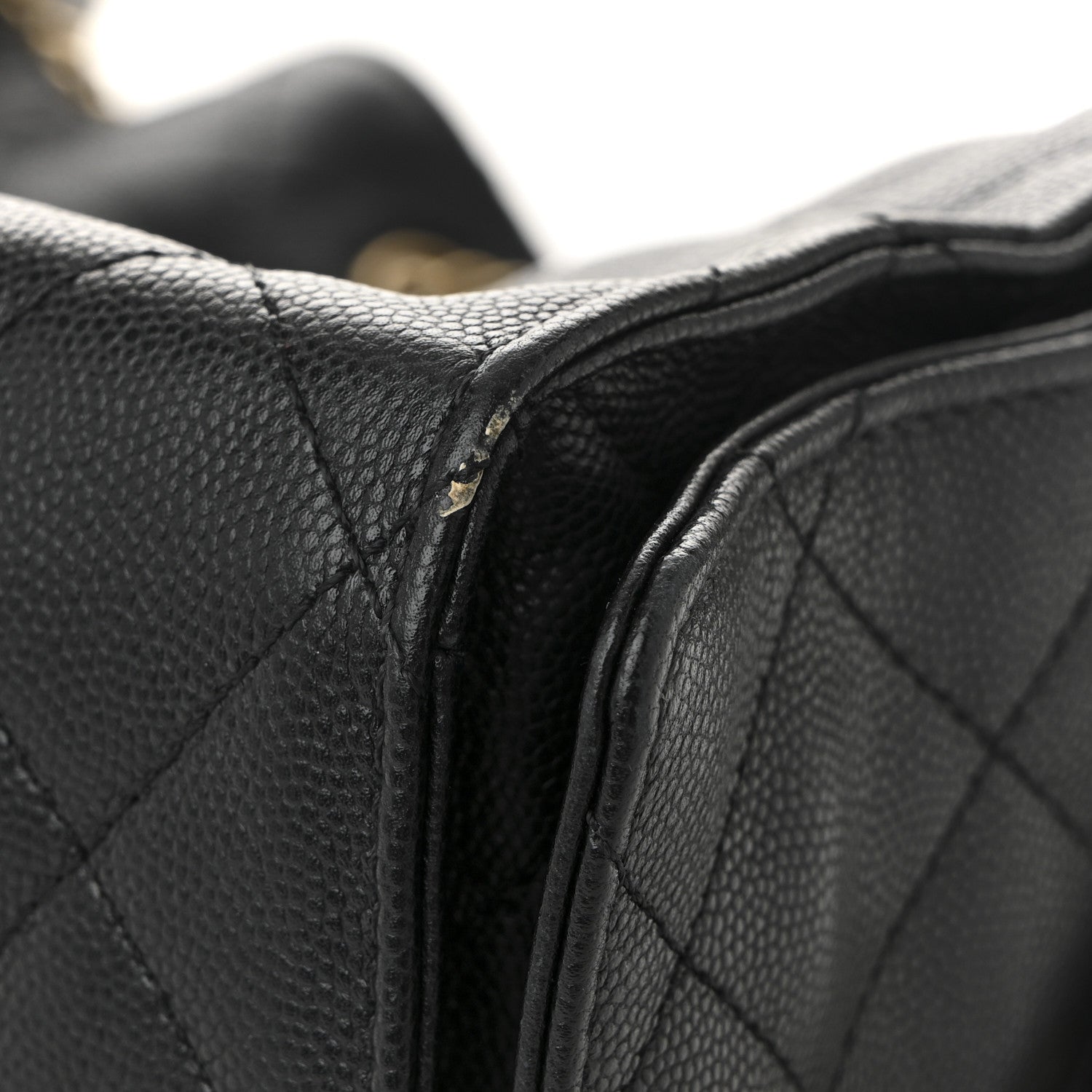 Chanel Caviar Quilted Medium Chanel 25 Handbag Black 12 of 15