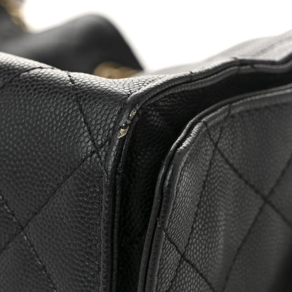 Chanel Caviar Quilted Medium Chanel 25 Handbag Black 12 of 15