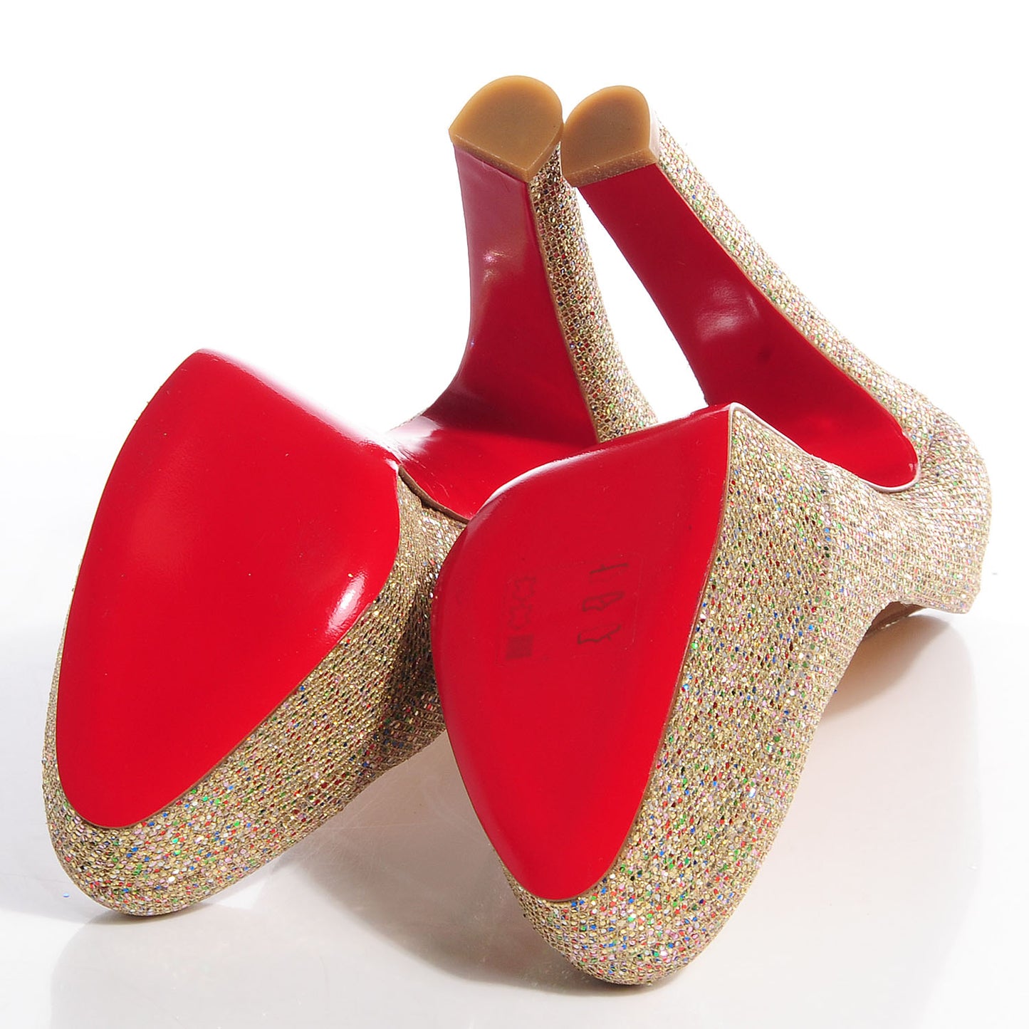Glitter Bibi 140 Pumps 37.5 Gold