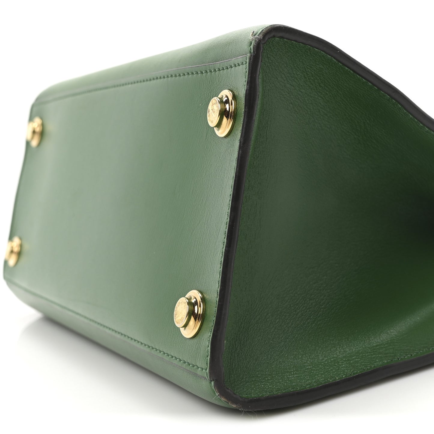 Calfskin City Steamer PM Noir Vert Acide