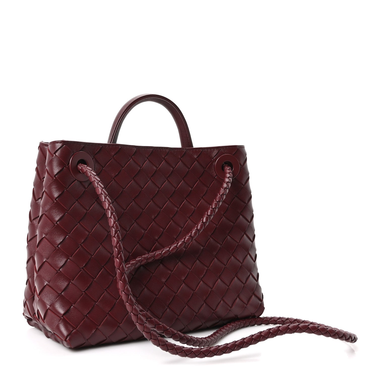 Bottega Veneta Nappa Intrecciato Small Andiamo Shoulder Bag Barolo 3 of 10