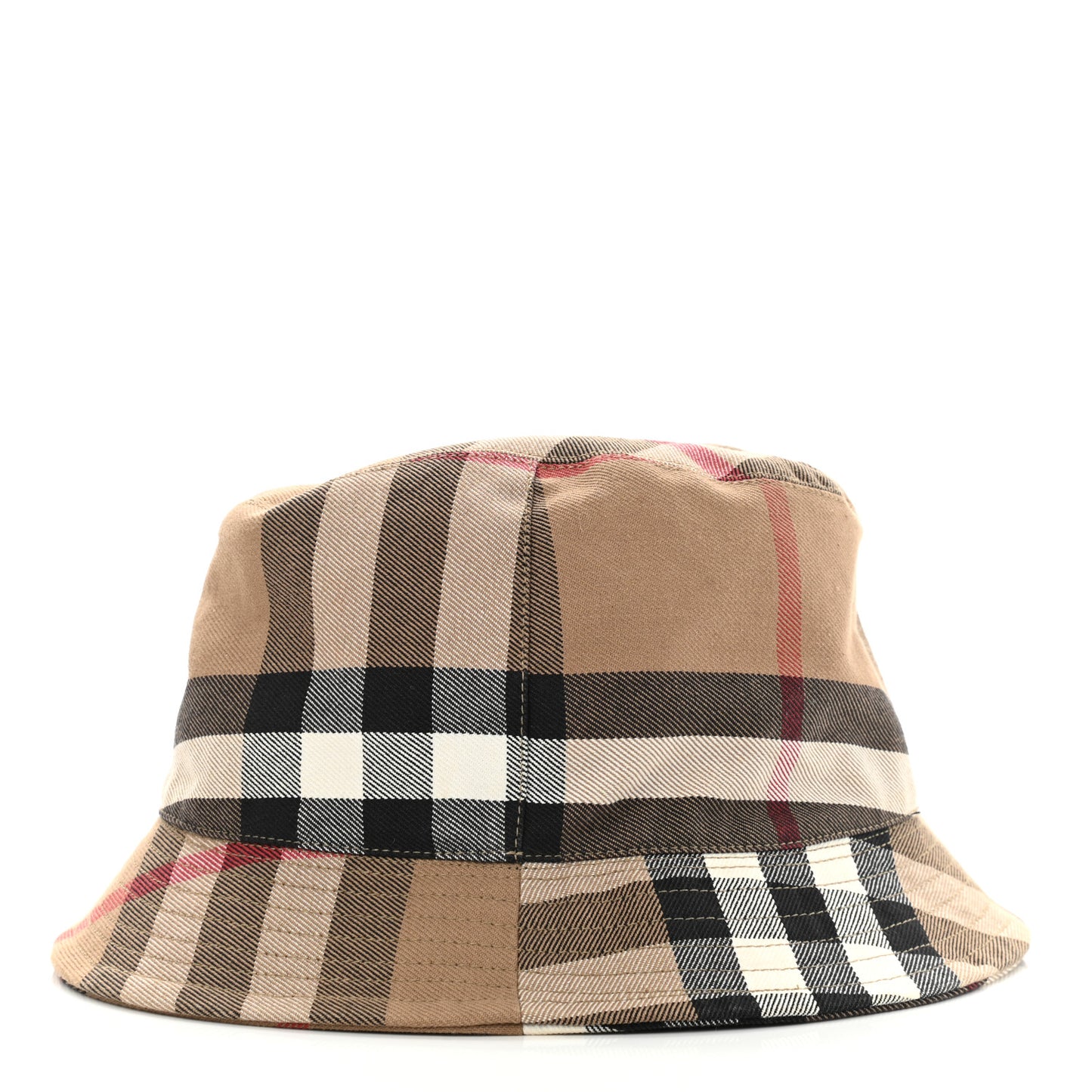 Technical Cotton Giant Check Bucket Hat M