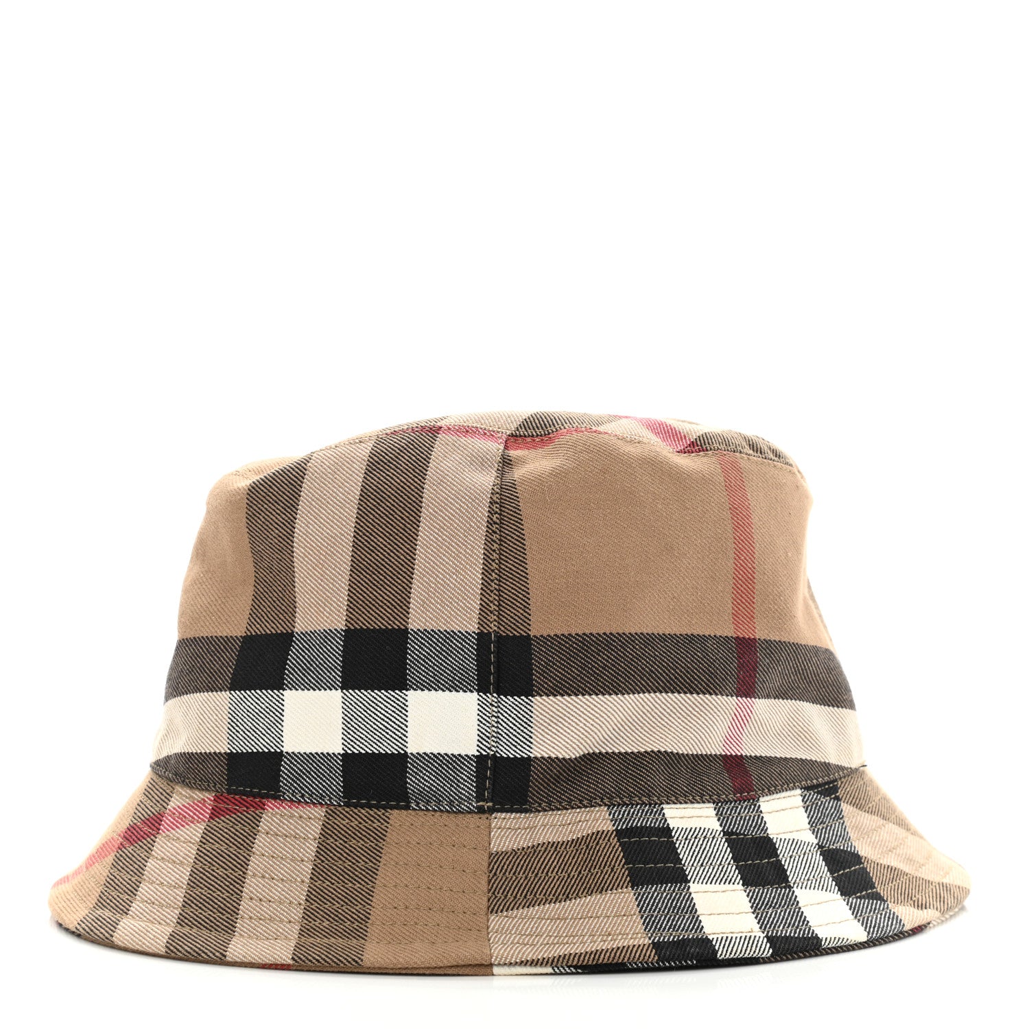 Burberry Technical Cotton Giant Check Bucket Hat M 4 of 9