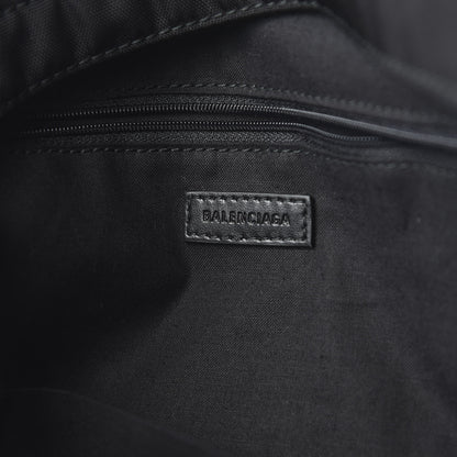 Balenciaga Nylon Crest Logo Explorer Backpack Black 7 of 8