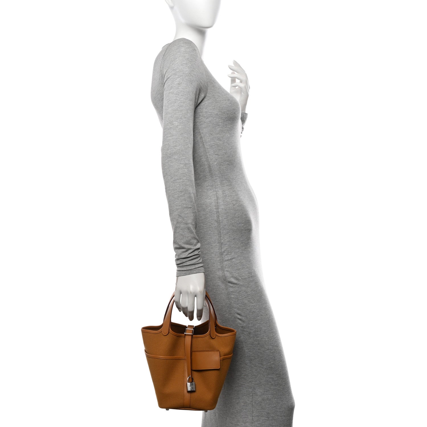 Hermes Toile Goeland Swift Cargo Picotin Lock 18 Sesame 2 of 11