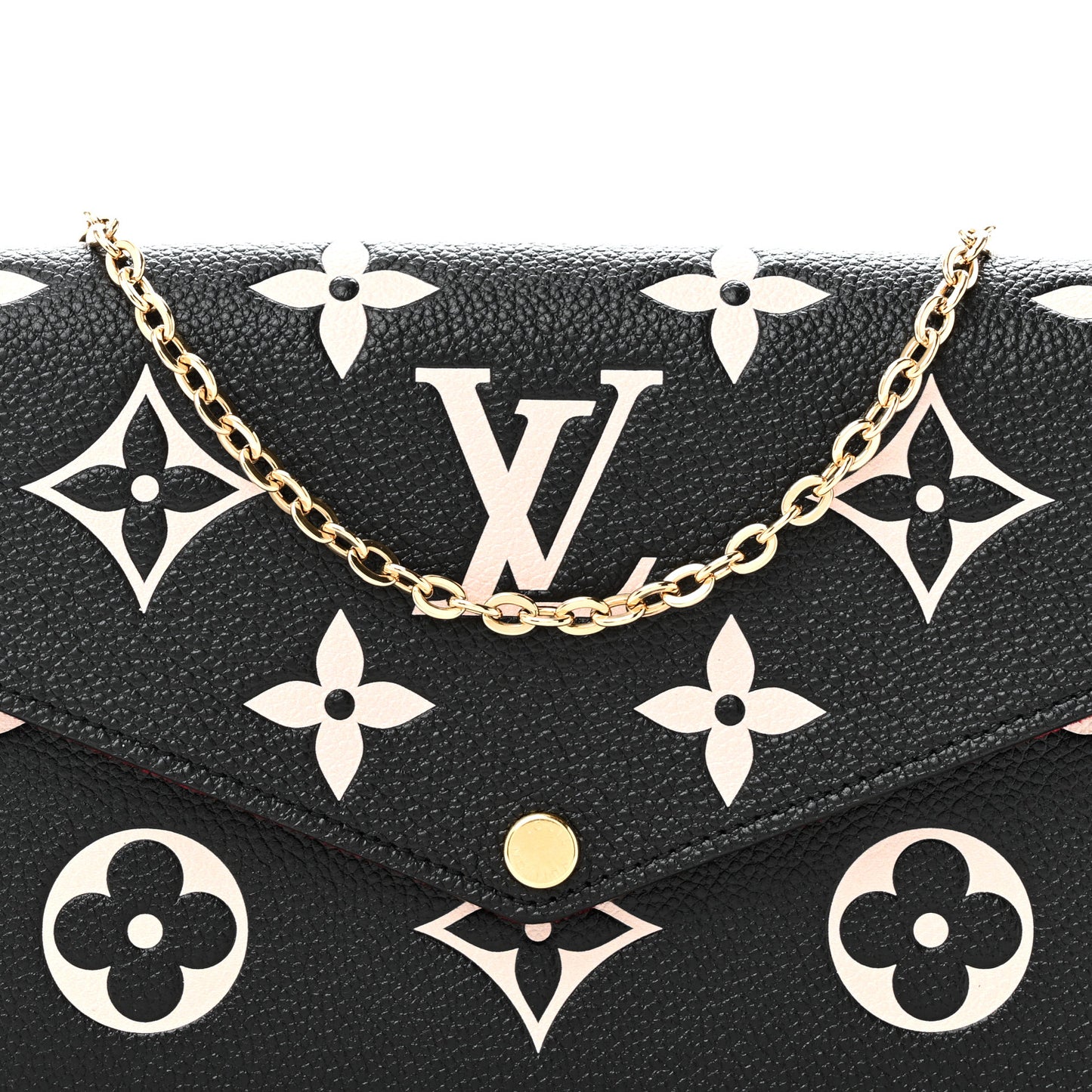 Empreinte Monogram Giant Felicie Pochette Black Beige