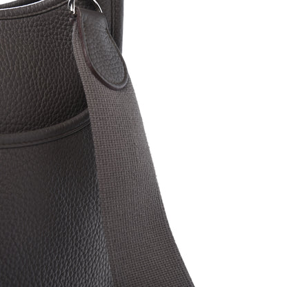 Hermes Taurillon Clemence Evelyne III PM Etain 10 of 13