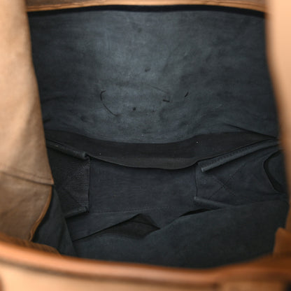 Celine Lambskin Vertical Bi-Cabas Beige Black 5 of 10