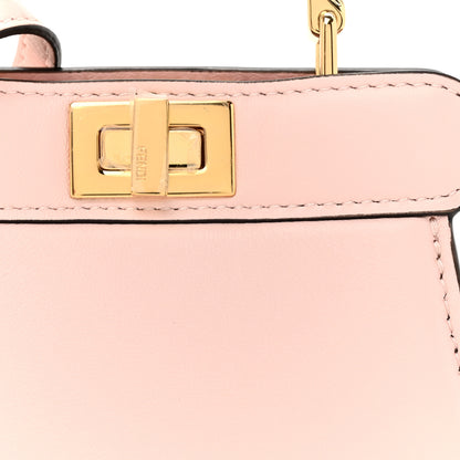 Fendi Shiny Nappa Nano Peekaboo Maxi Handle Satchel Rosa Confetto 8 of 11