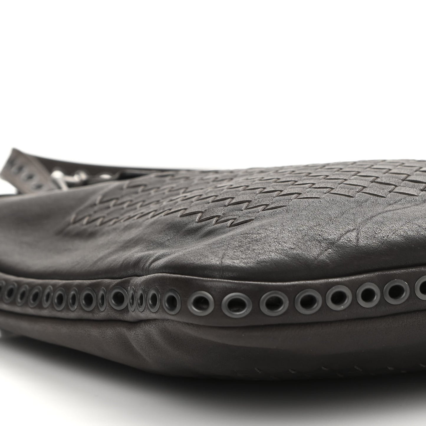 Nappa Intrecciato Flat Tote Black