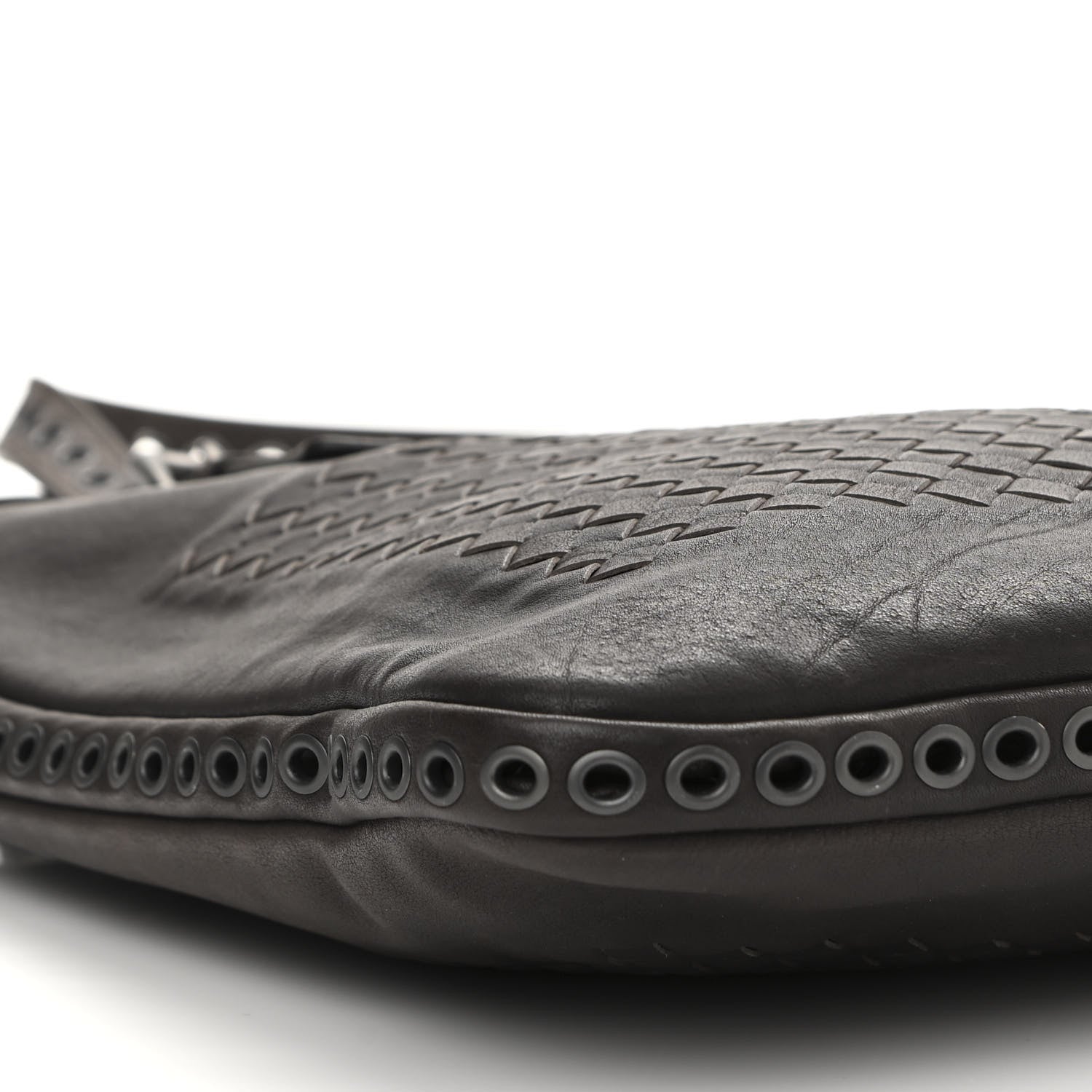 Bottega Veneta Nappa Intrecciato Flat Tote Black 9 of 10